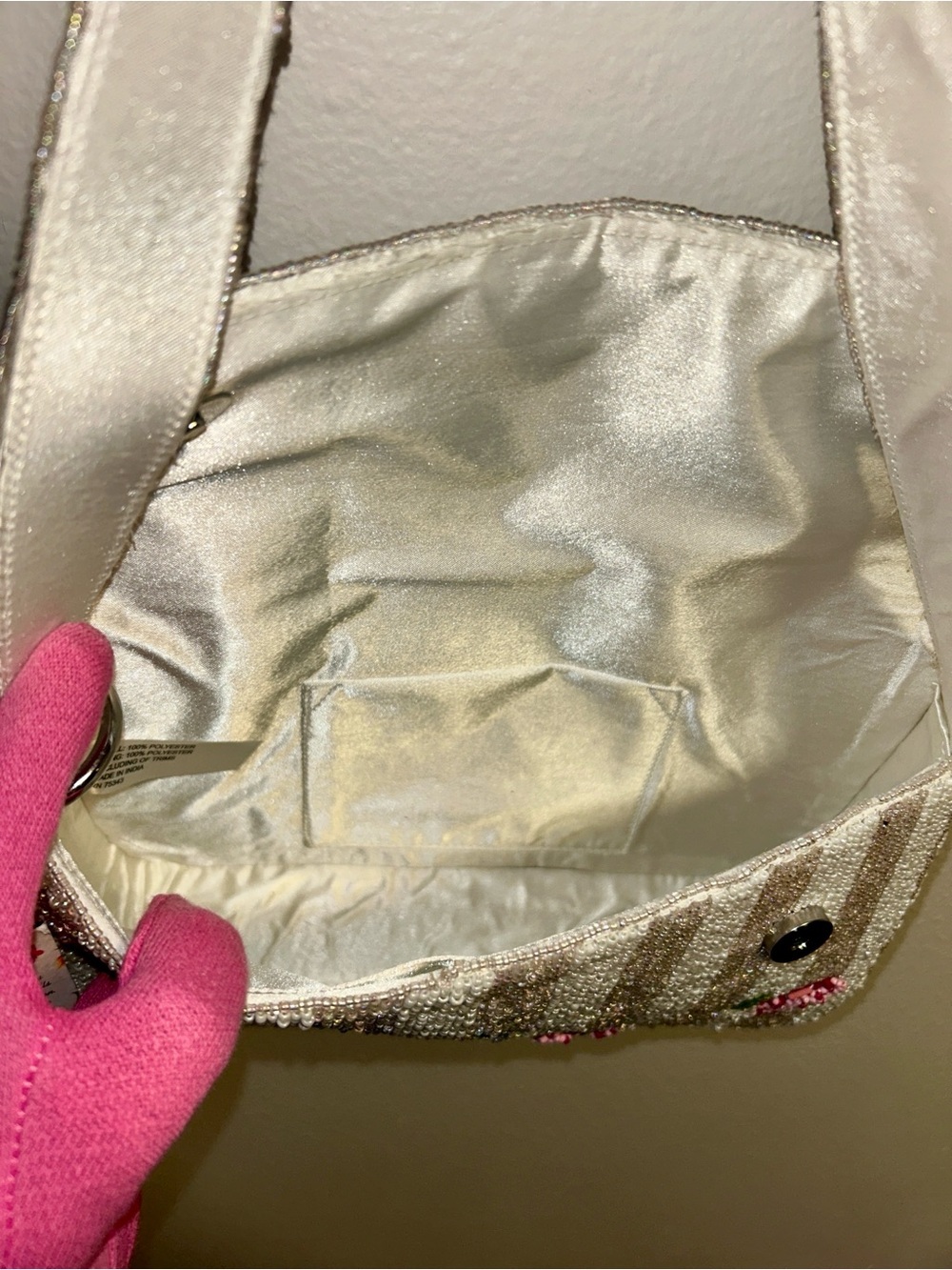 Viral TJ Max Beaded Strawberry Margarita Drink Cocktail Striped Bag
NWT. IYKYK! - Picture 7 of 10
